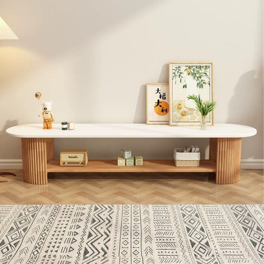BELIA Japandi Solid Wood TV Console - Radical Homes Singapore