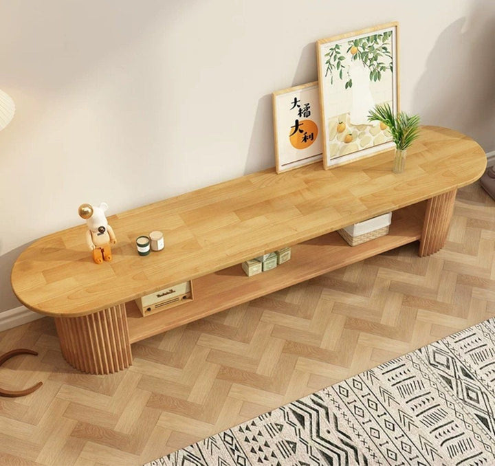 BELIA Japandi Solid Wood TV Console - Radical Homes Singapore