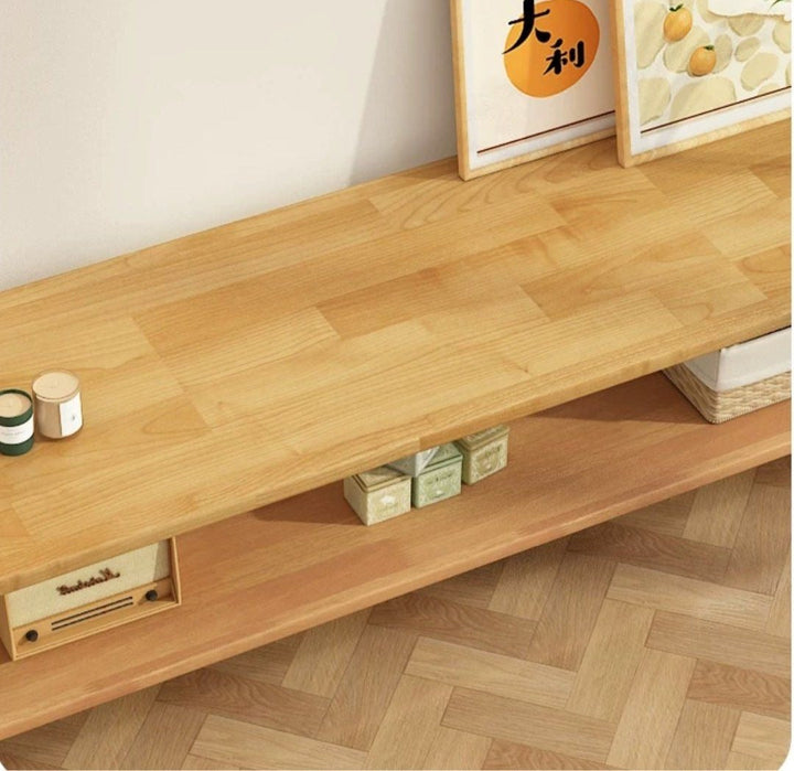 KISOYA Japandi Solid Wood TV Console