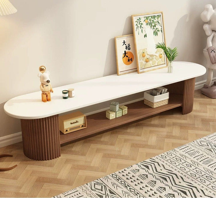 KISOYA Japandi Solid Wood TV Console