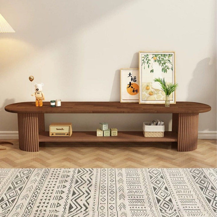 BELIA Japandi Solid Wood TV Console - Radical Homes Singapore