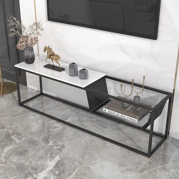 DROMA Modern Marble TV Console - Radical Homes Singapore