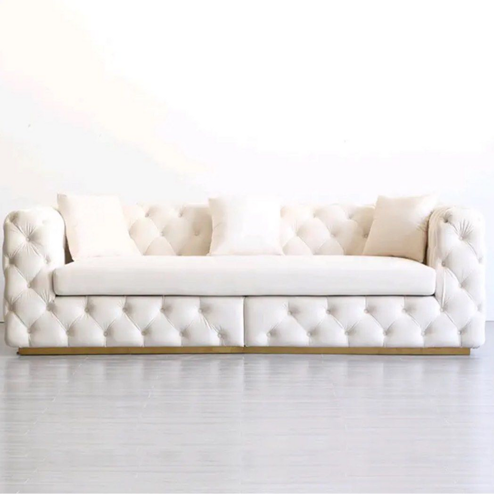 CAVELLA Victorian Chesterfield Velvet Sofa - Radical Homes Singapore