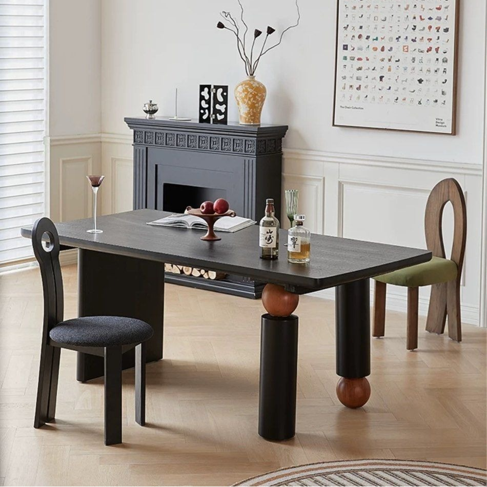 JOHNSON Modern Solid Wood Dining Table - Radical Homes Singapore