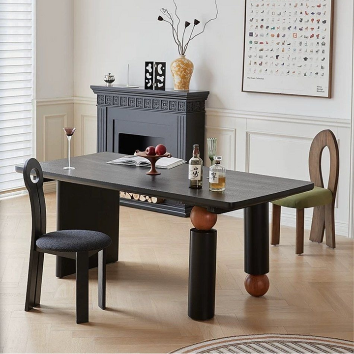 JOHNSON Modern Solid Wood Dining Table - Radical Homes Singapore