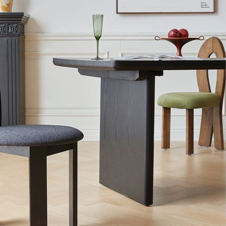 JOHNSON Modern Solid Wood Dining Table - Radical Homes Singapore