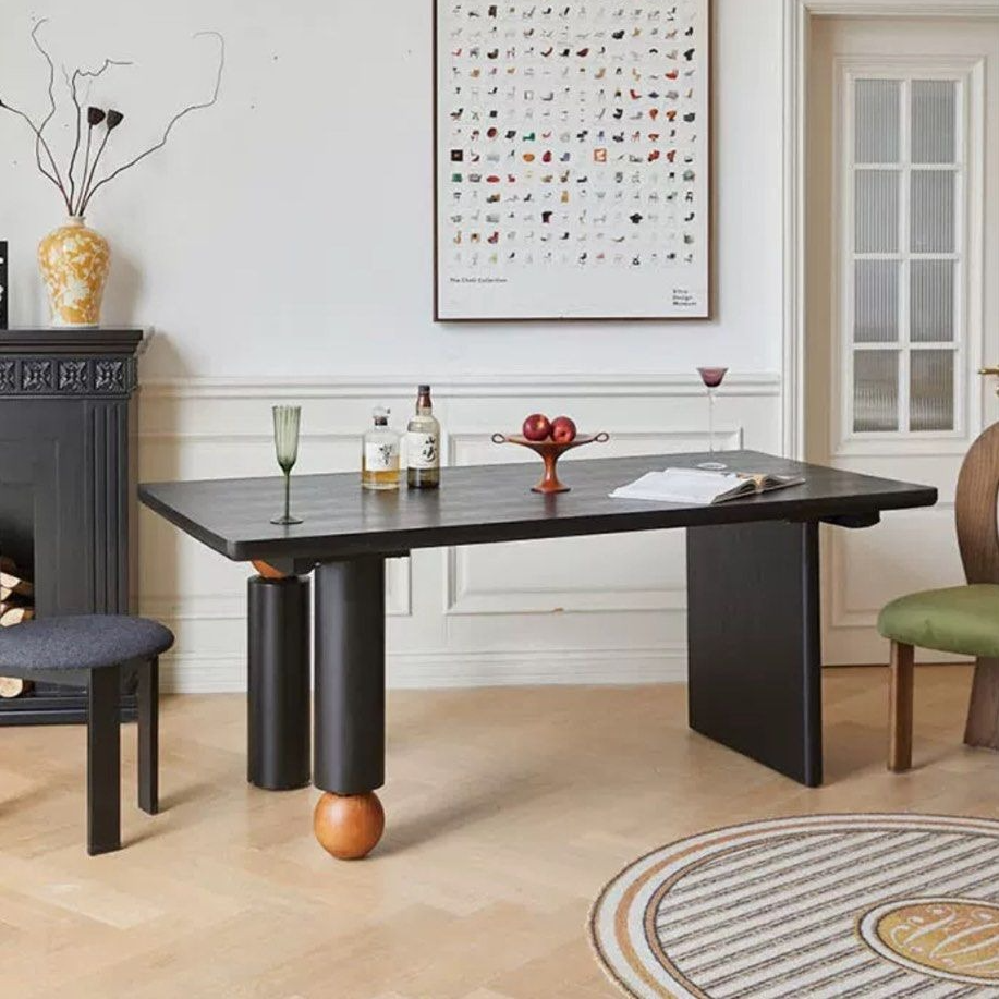 JOHNSON Modern Solid Wood Dining Table - Radical Homes Singapore