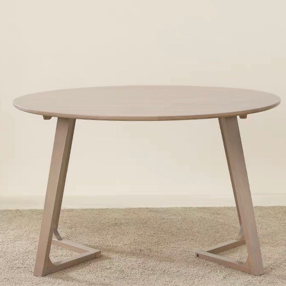 TREVINO Japandi Solid Wood Dining Table - Radical Homes Singapore