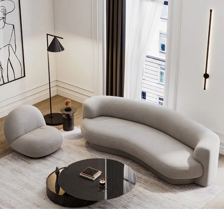 ZELVIA Modern Boucle Sofa - Radical Homes Singapore