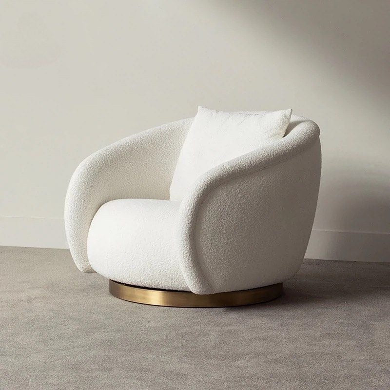 MOSS Modern Boucle Lounge Chair