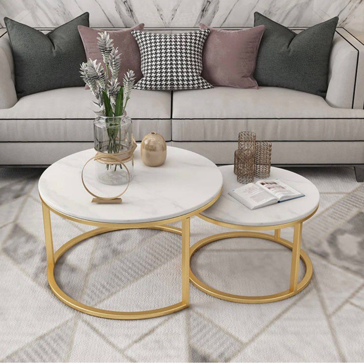 VELVETTE Two Piece Nesting Tables - Radical Homes Singapore