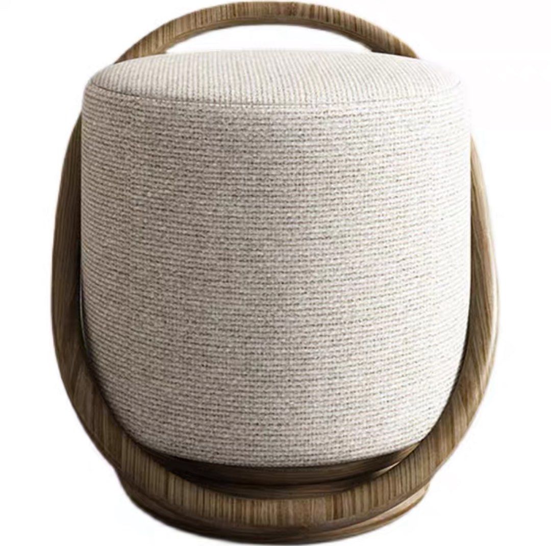 AEREN Modern Boucle Stool - Radical Homes Singapore