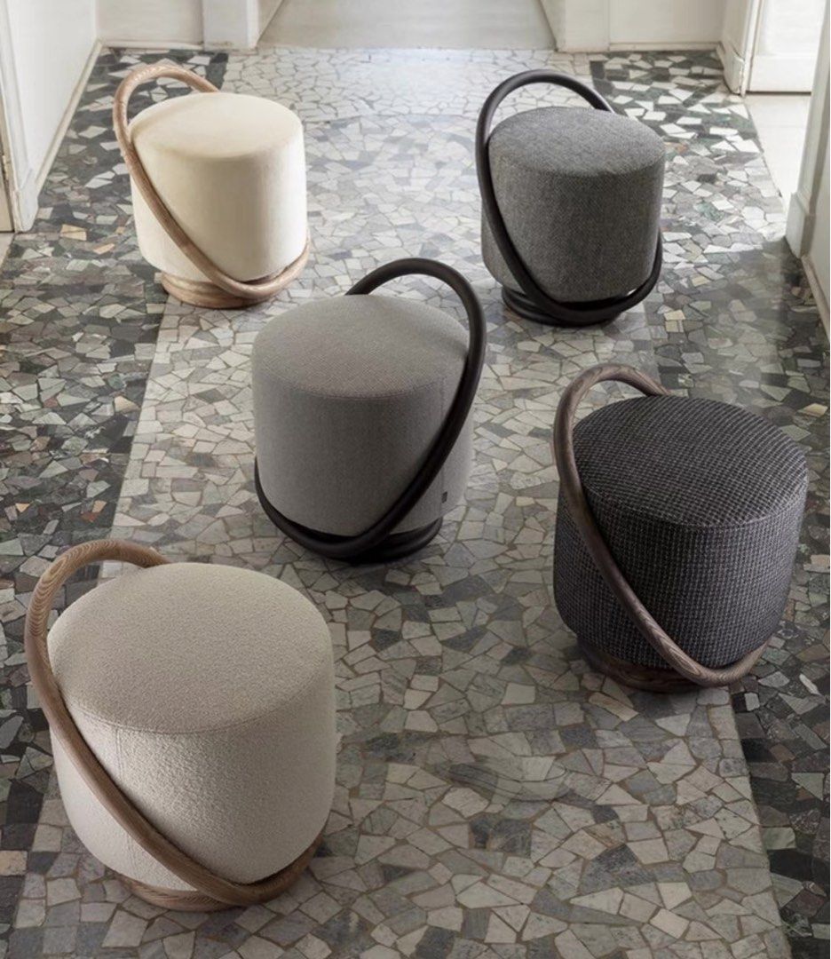 BOUCLÉTTE Modern Boucle Stool