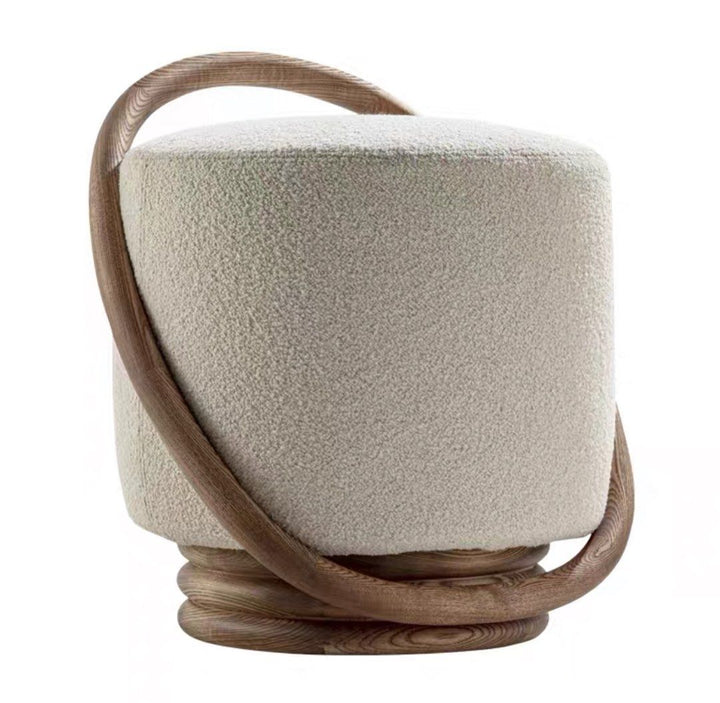 AEREN Modern Boucle Stool - Radical Homes Singapore