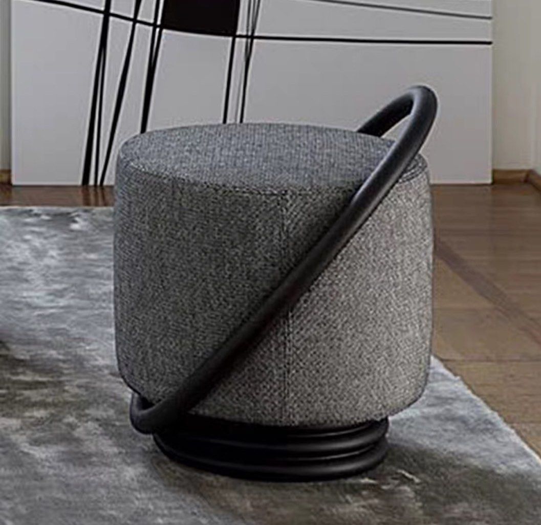 AEREN Modern Boucle Stool - Radical Homes Singapore