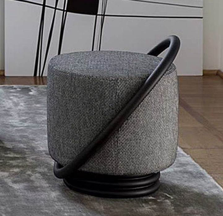 AEREN Modern Boucle Stool - Radical Homes Singapore