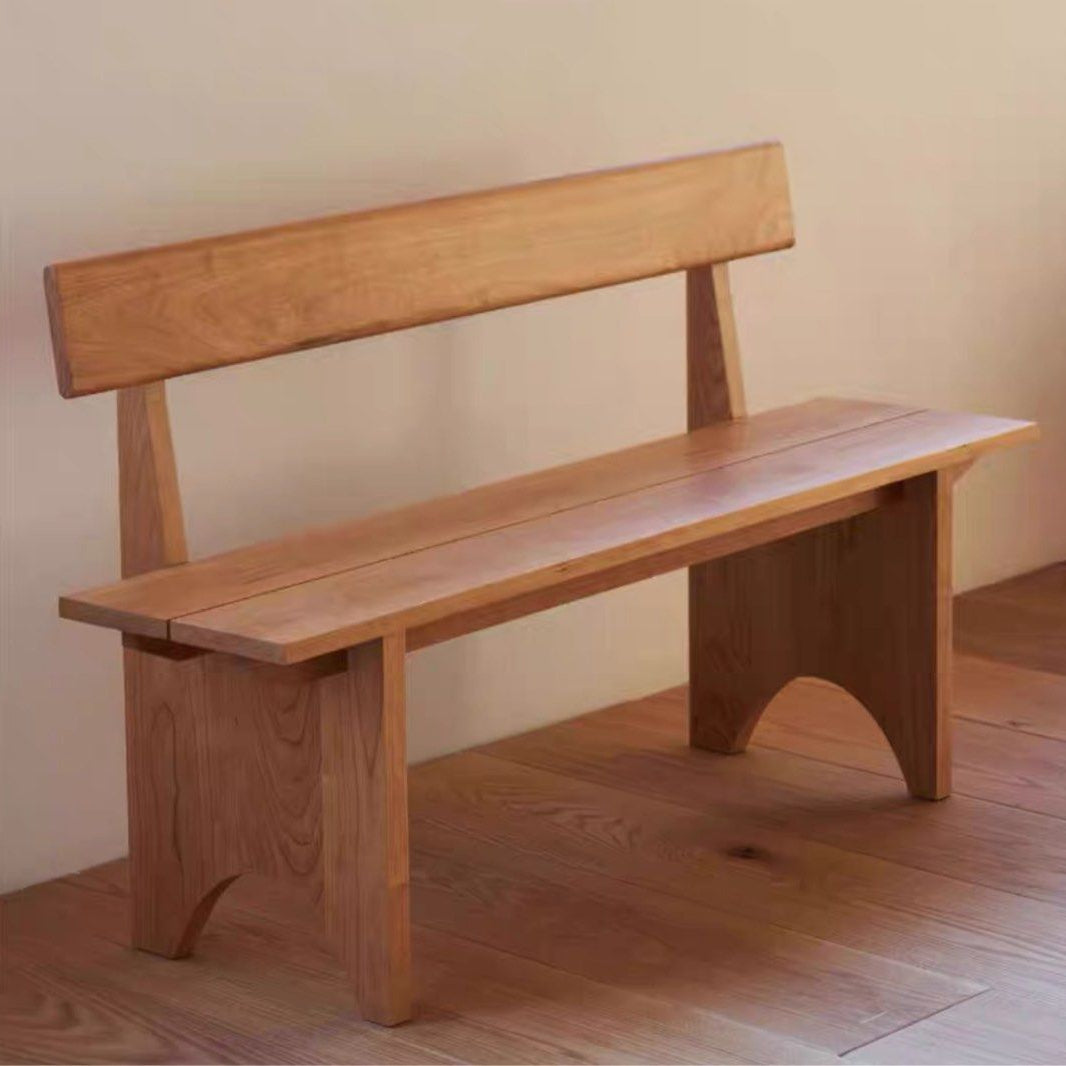 JEMIMA Japandi Solid Wood Dining Bench - Radical Homes Singapore