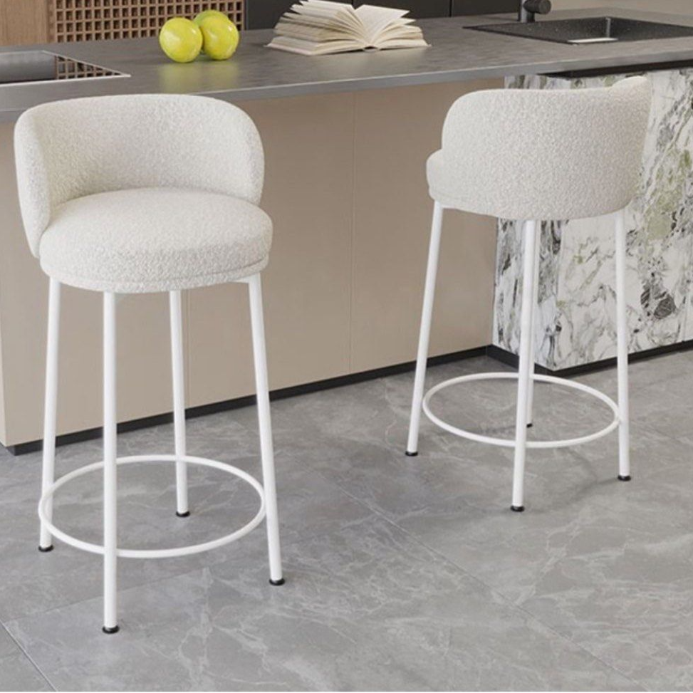 CACIFER Modern Sherpa Bar Stool - Radical Homes Singapore