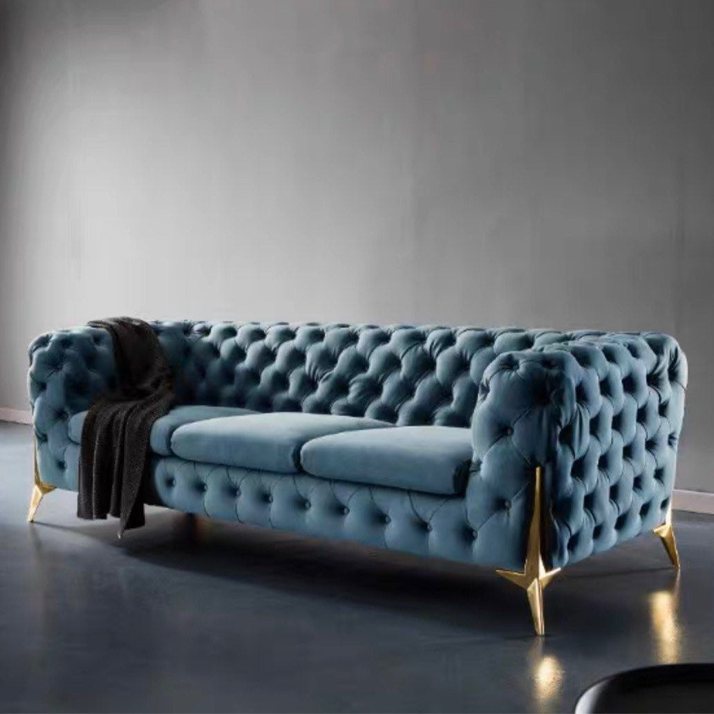 ALVERIS Luxurious Chesterfield Sofa - Radical Homes Singapore