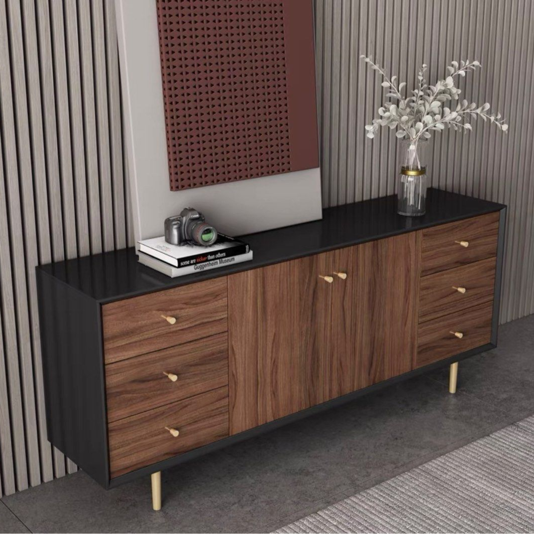 DANIEL Walnut Sideboard - Radical Homes Singapore