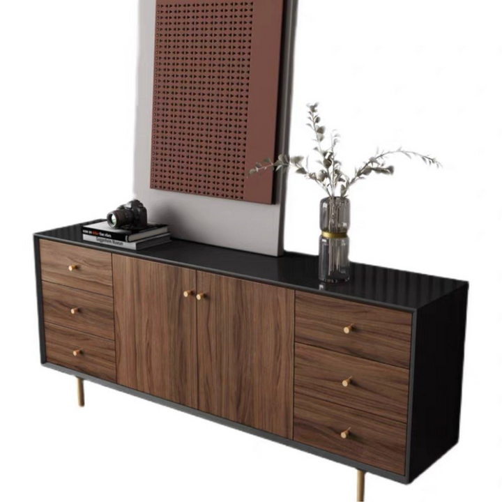 DANIEL Walnut Sideboard - Radical Homes Singapore