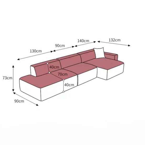 MORRIN Modern Modular Leather Sofa - Radical Homes Singapore