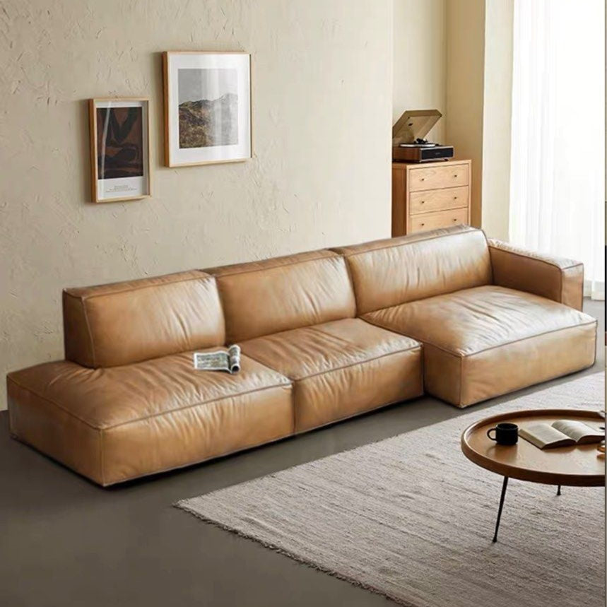 MORRIN Modern Modular Leather Sofa - Radical Homes Singapore