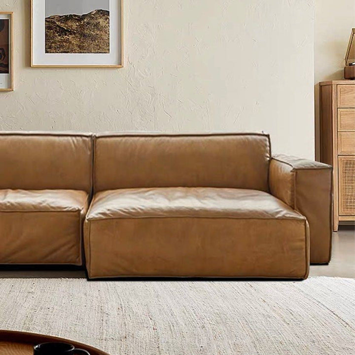 MORRIN Modern Modular Leather Sofa - Radical Homes Singapore
