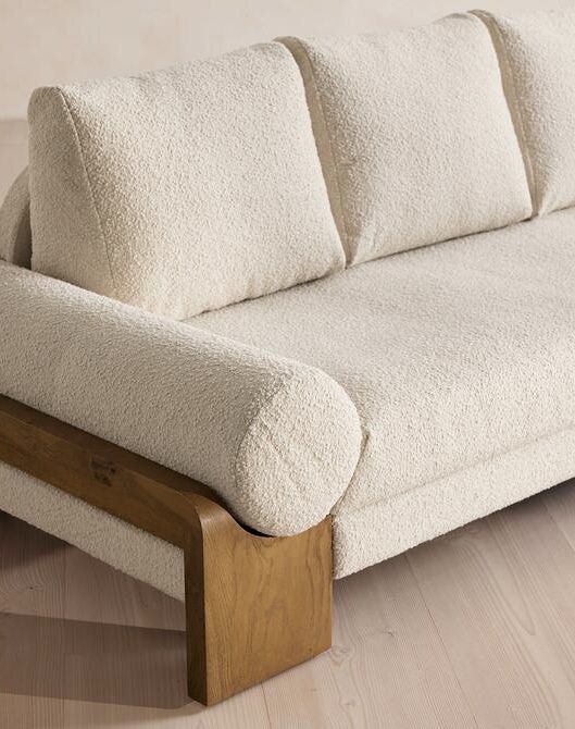 ZYRA Modern Boucle Sofa - Radical Homes Singapore