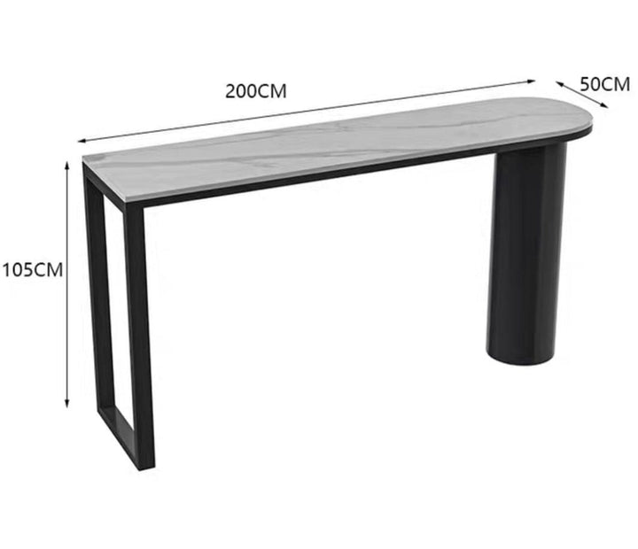 LOMA Modern Sintered Stone Bar Table - Radical Homes Singapore