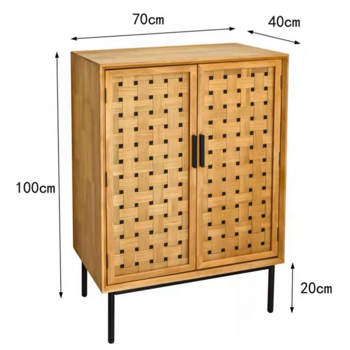 CARLOTTA Japandi Sideboard - Radical Homes Singapore
