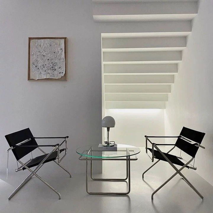 HANNAH Modern Leather Lounge Chair - Radical Homes Singapore