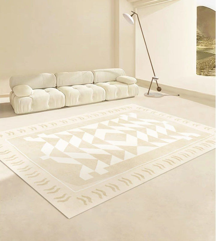 ERESTOR Modern Waterproof Beige Rug - Radical Homes Singapore