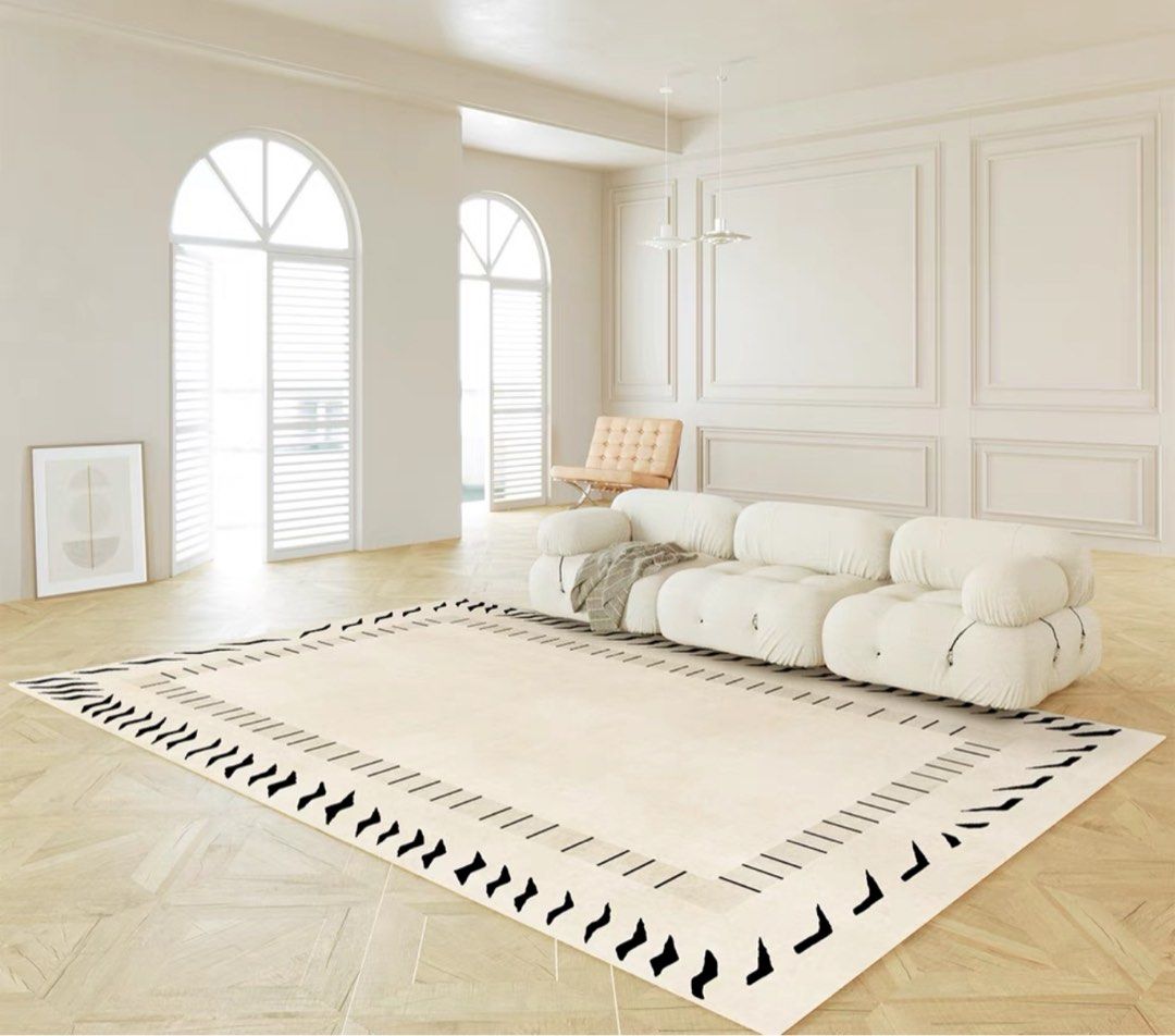 ERESTOR Modern Waterproof Beige Rug - Radical Homes Singapore