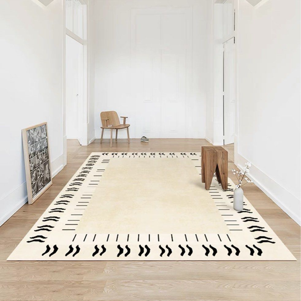 ERESTOR Modern Waterproof Beige Rug - Radical Homes Singapore