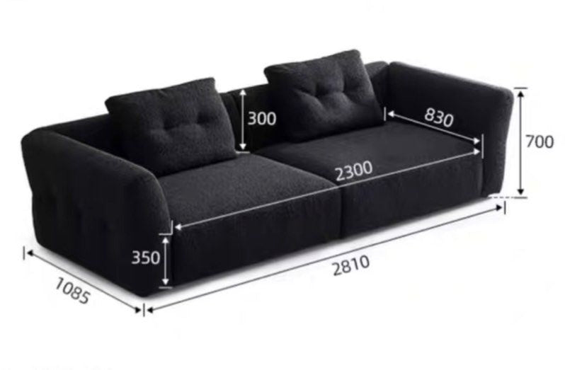TREVORA Modern Boucle Sofa - Radical Homes Singapore