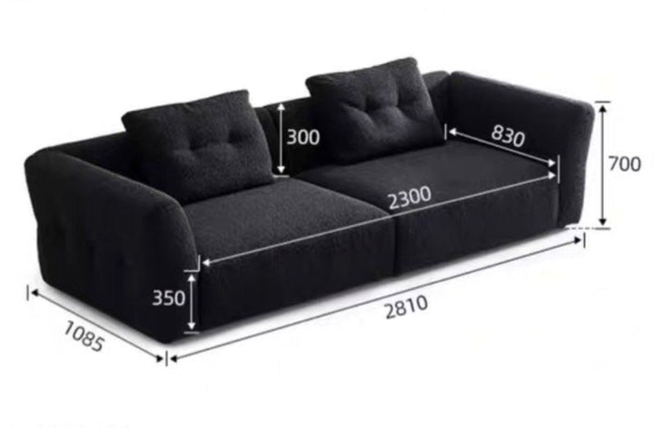 TREVORA Modern Boucle Sofa - Radical Homes Singapore