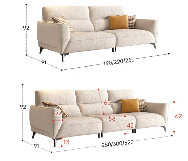 VARELLO Modern Fabric Sofa - Radical Homes Singapore