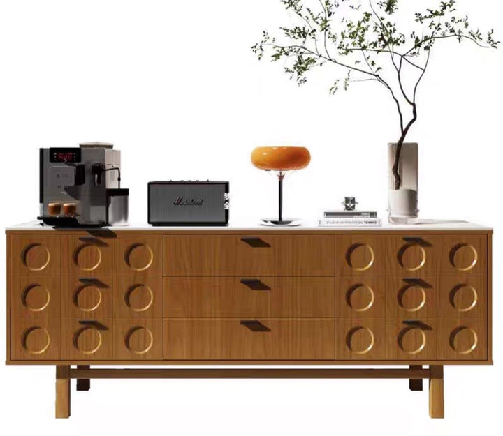 AURO Japandi Solid Wood Sideboard - Radical Homes Singapore