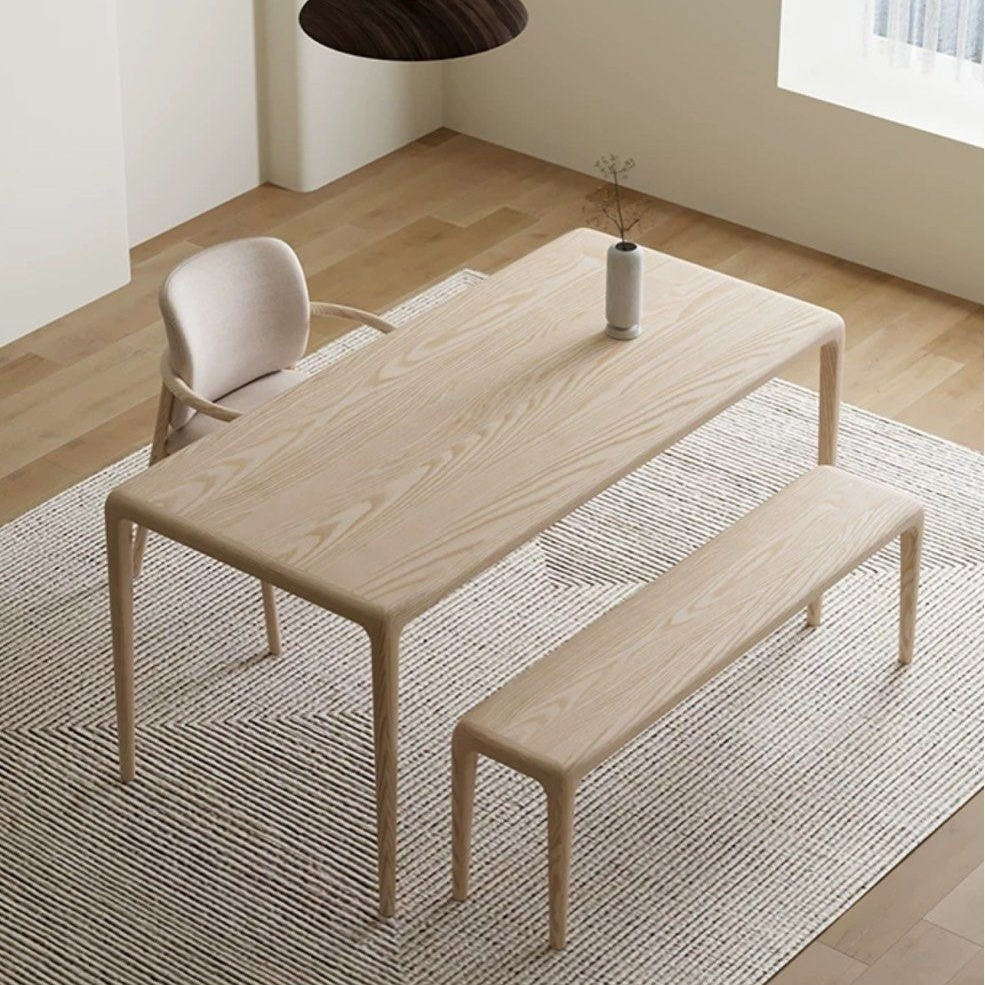 GARCIA Modern Solid Wood Dining Table - Radical Homes Singapore