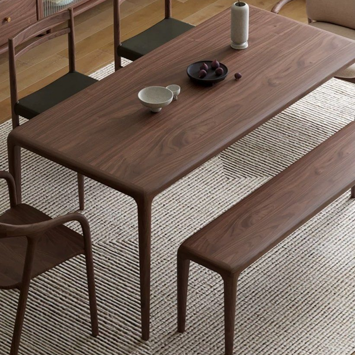 GARCIA Modern Solid Wood Dining Table - Radical Homes Singapore