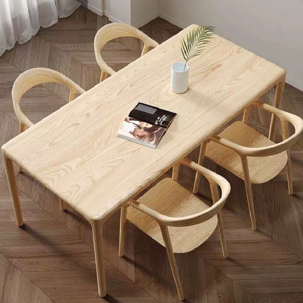 GARCIA Modern Solid Wood Dining Table - Radical Homes Singapore