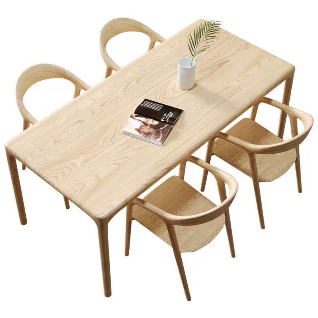 GARCIA Modern Solid Wood Dining Table - Radical Homes Singapore