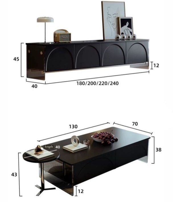 DEREN Modern Tv Console - Radical Homes Singapore