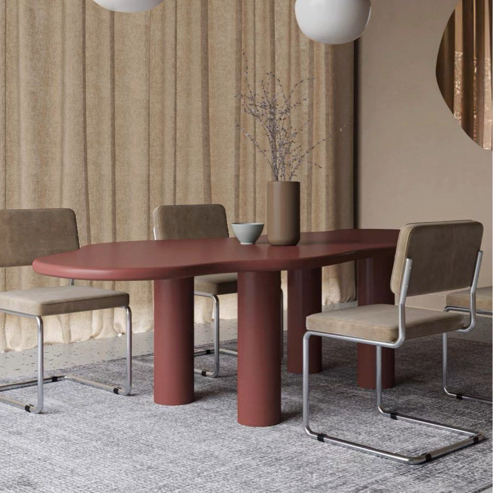 FIACHRA Modern Irregular Dining Table - Radical Homes Singapore