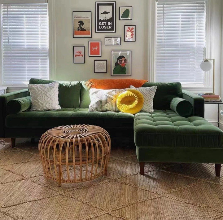 VANDELOR Classic Velvet Sofa - Radical Homes Singapore