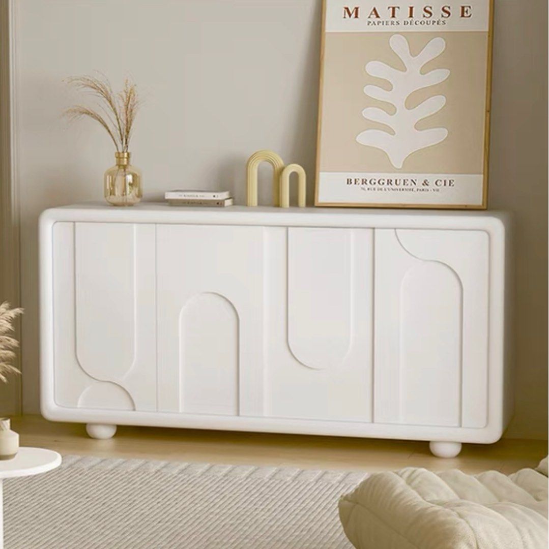 SIZAN Modern Cream Sideboard - Radical Homes Singapore