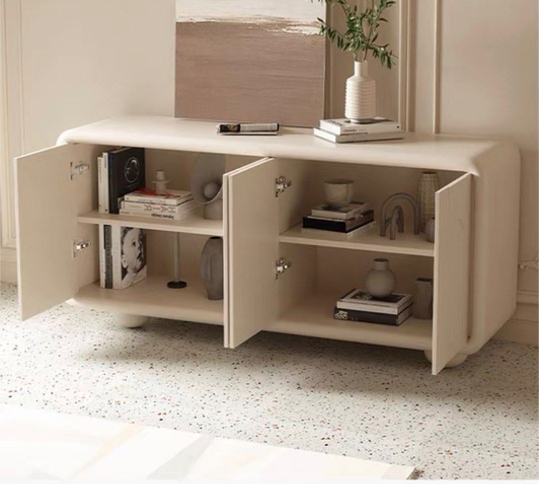 SIZAN Modern Cream Sideboard - Radical Homes Singapore