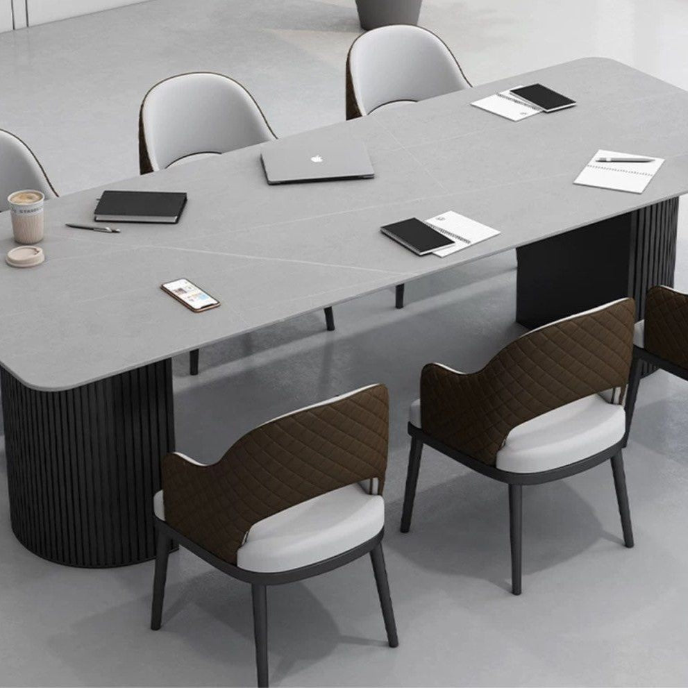BROMWICH Modern Sintered Stone Office Table - Cassa Haus Singapore