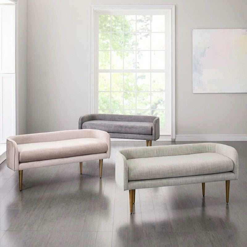 GENEVIEVE Classic Ottoman Bench - Radical Homes Singapore